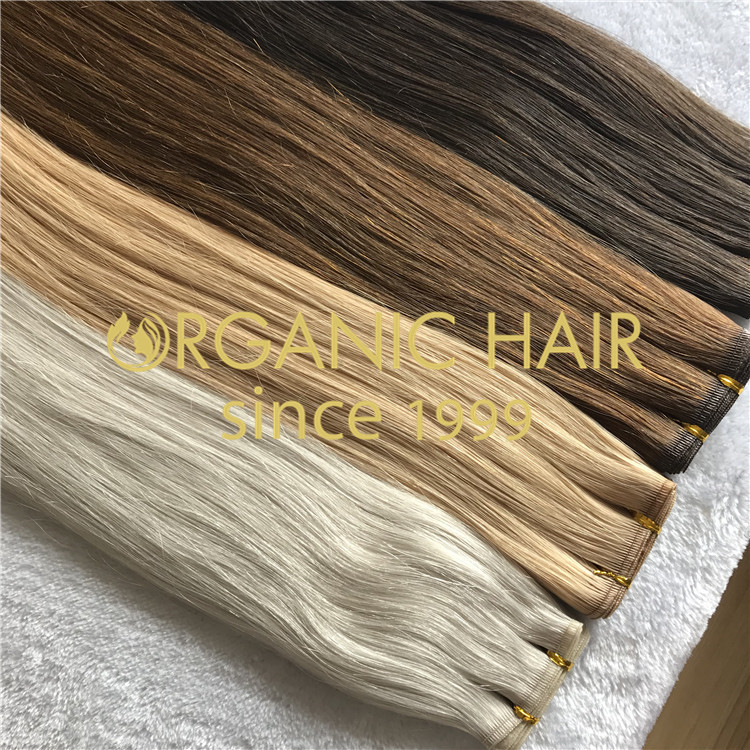 New weft Hybrid wefts hair extensions H168